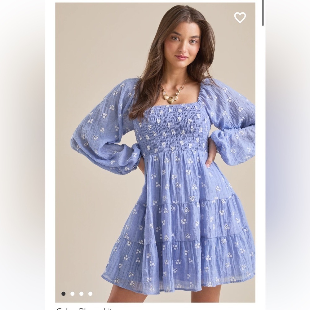 New with tags Altar’d state Chelsea embroidered mini dress